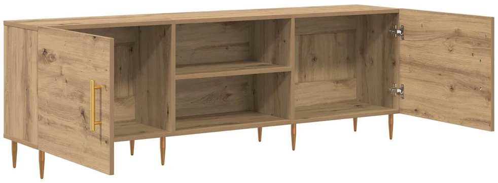 TV staliukas Televizoriaus spintelė 150 x 30 x 50 cm artisano ąžuolo