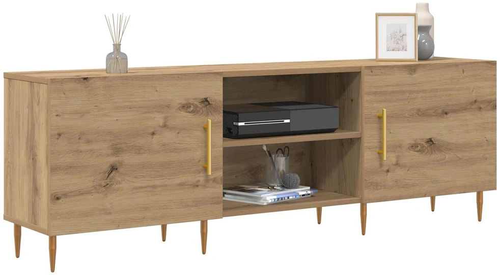 TV staliukas Televizoriaus spintelė 150 x 30 x 50 cm artisano ąžuolo