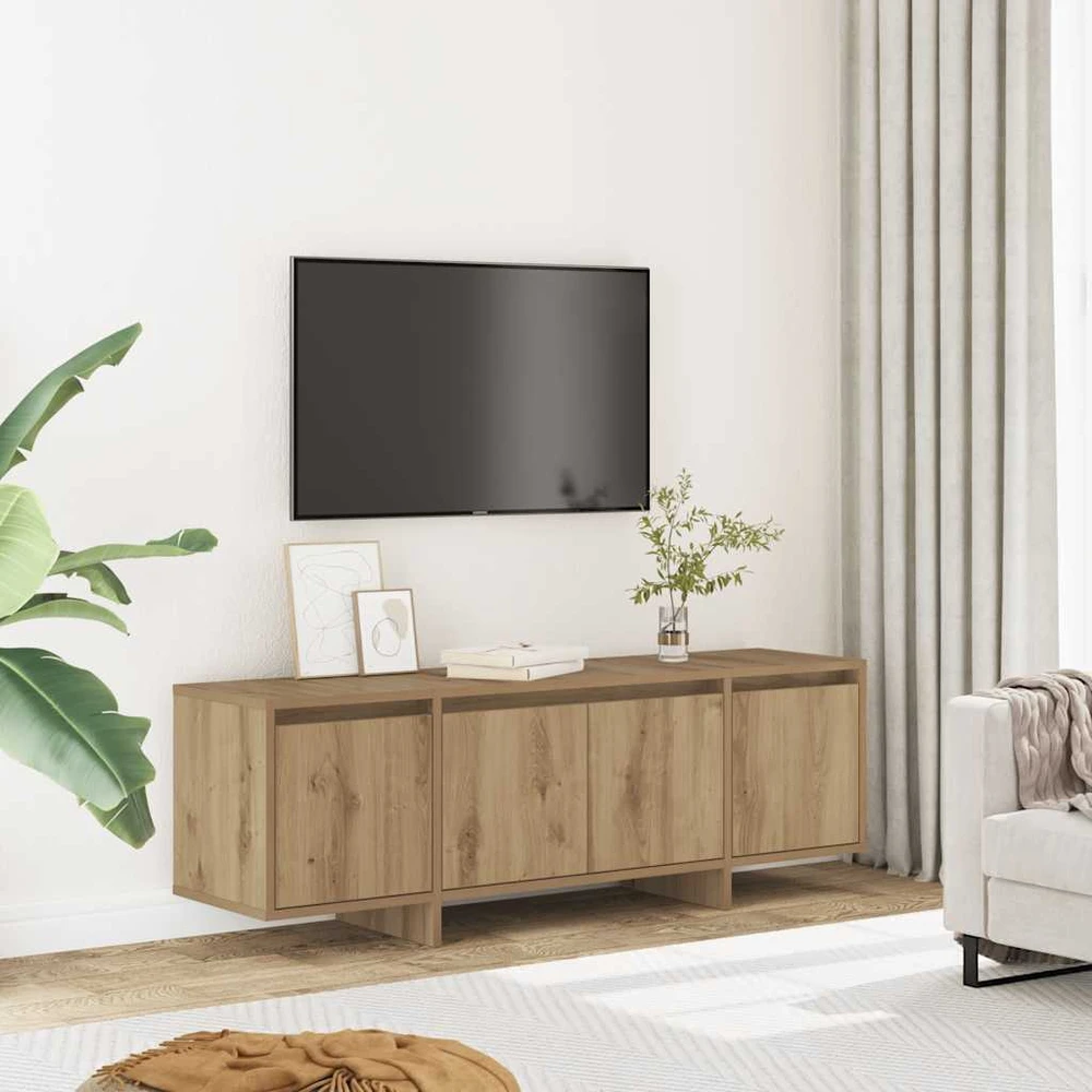 TV staliukas Televizoriaus spintelė, artisano ąžuolo, 120x30x40,5cm, mediena