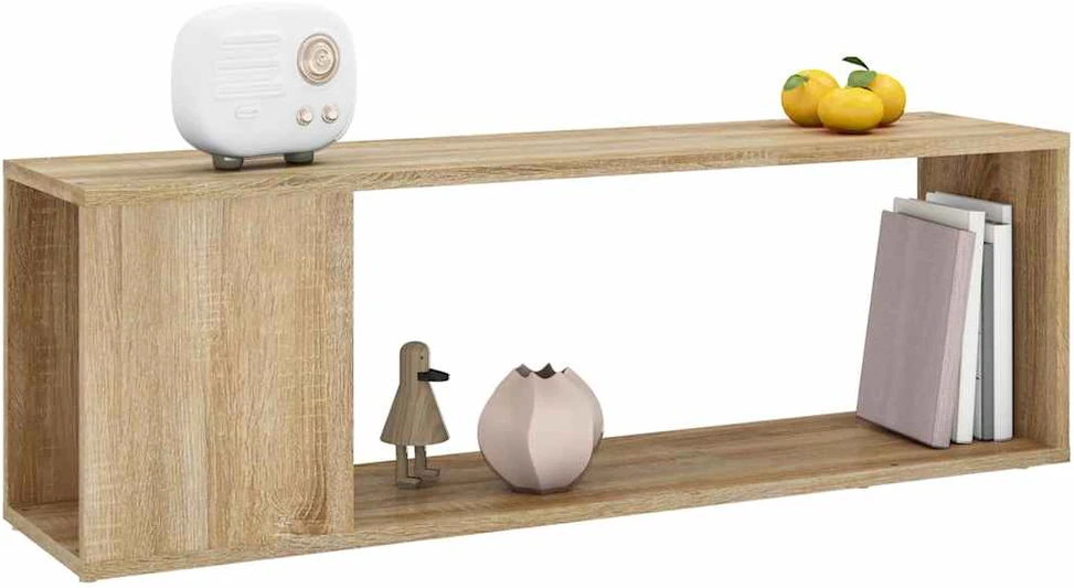 TV staliukas Televizoriaus spintelė, ąžuolo, 100x24x32cm, apdirbta mediena