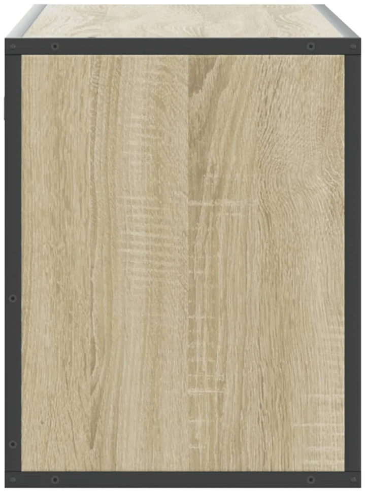 TV staliukas Televizoriaus spintelė, ąžuolo, 100x31x39,5cm, mediena/metalas