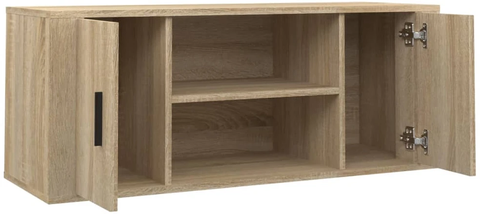 TV staliukas Televizoriaus spintelė, ąžuolo, 100x35x40cm, apdirbta mediena