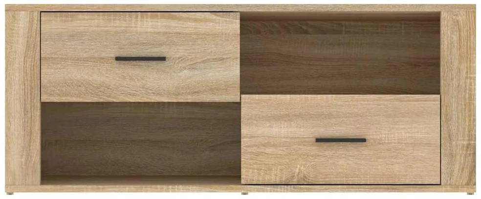 TV staliukas Televizoriaus spintelė, ąžuolo, 100x35x40cm, apdirbta mediena
