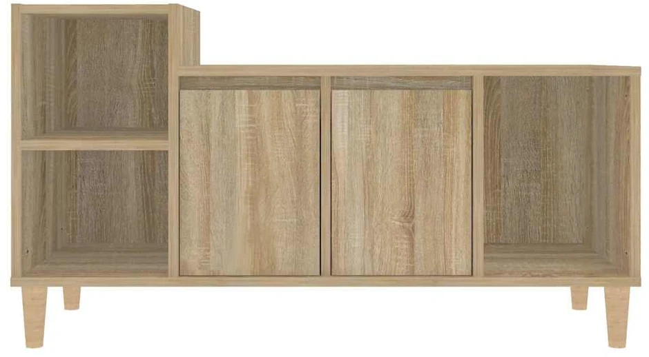 TV staliukas Televizoriaus spintelė, ąžuolo, 100x35x55cm, apdirbta mediena