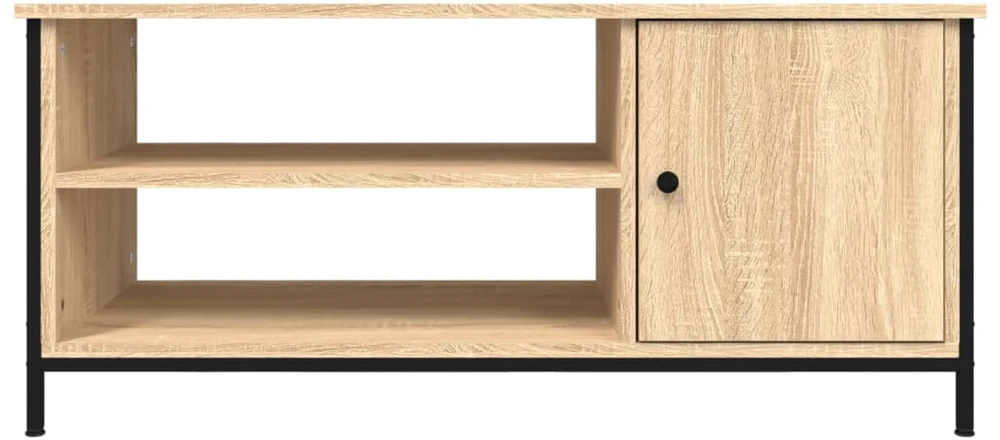 TV staliukas Televizoriaus spintelė, ąžuolo, 100x40x45cm, apdirbta mediena