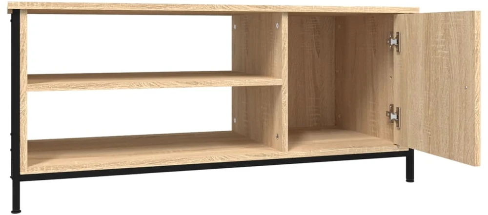 TV staliukas Televizoriaus spintelė, ąžuolo, 100x40x45cm, apdirbta mediena