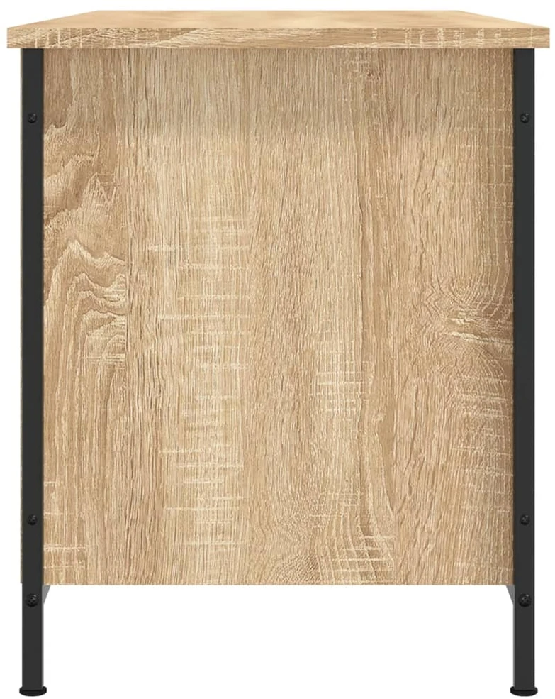 TV staliukas Televizoriaus spintelė, ąžuolo, 100x40x50cm, apdirbta mediena