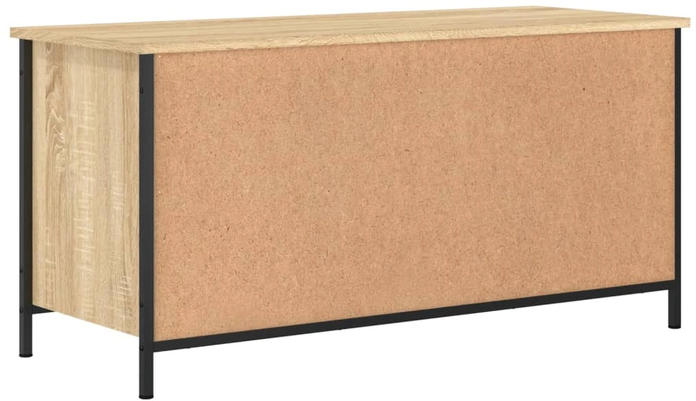 TV staliukas Televizoriaus spintelė, ąžuolo, 100x40x50cm, apdirbta mediena