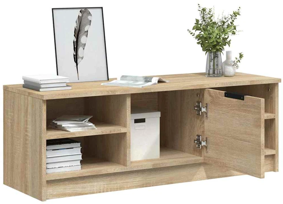 TV staliukas Televizoriaus spintelė, ąžuolo, 102x35,5x36,5cm, mediena