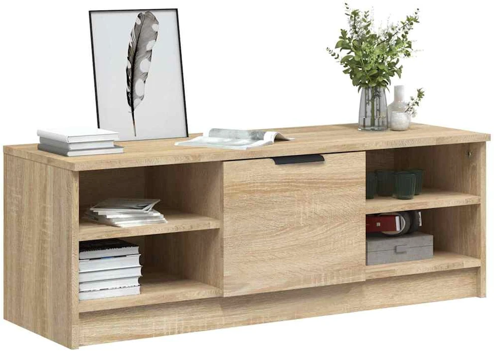 TV staliukas Televizoriaus spintelė, ąžuolo, 102x35,5x36,5cm, mediena