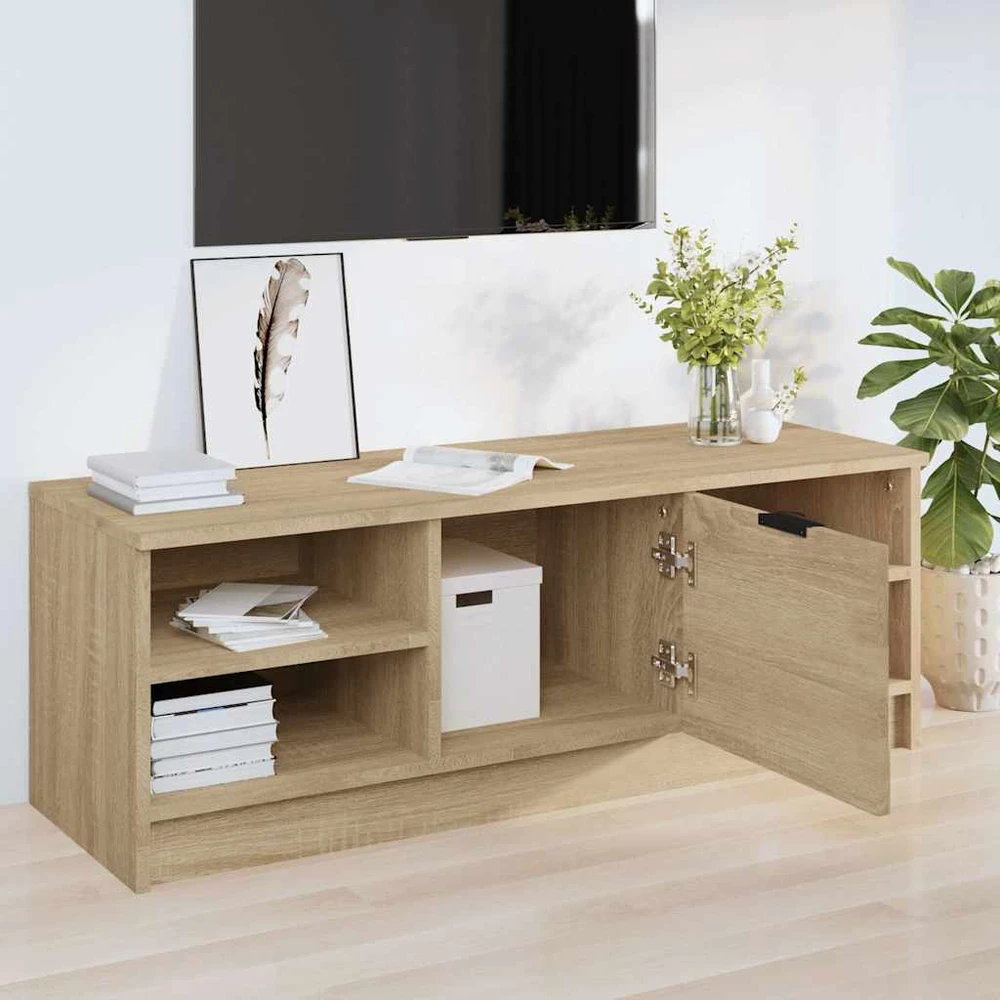 TV staliukas Televizoriaus spintelė, ąžuolo, 102x35,5x36,5cm, mediena