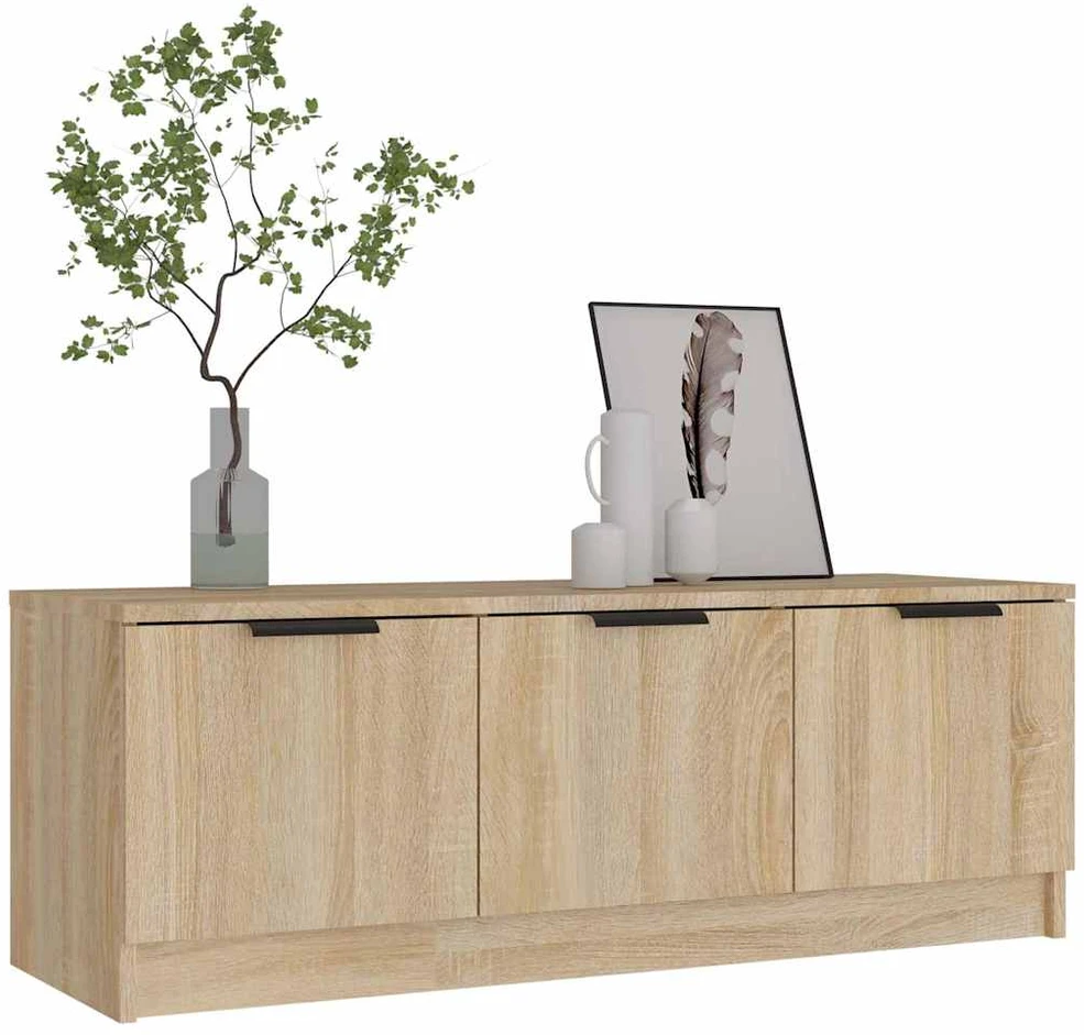 TV staliukas Televizoriaus spintelė, ąžuolo, 102x35x36,5cm, apdirbta mediena