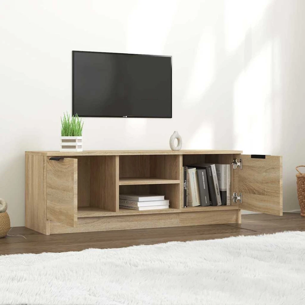 TV staliukas Televizoriaus spintelė, ąžuolo, 102x35x36,5cm, apdirbta mediena