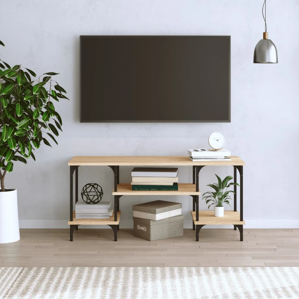TV staliukas Televizoriaus spintelė, ąžuolo, 102x35x45,5cm, apdirbta mediena