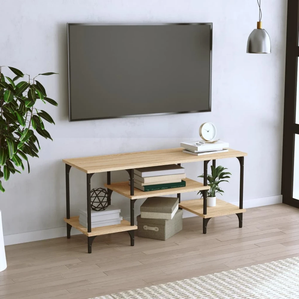 TV staliukas Televizoriaus spintelė, ąžuolo, 102x35x45,5cm, apdirbta mediena
