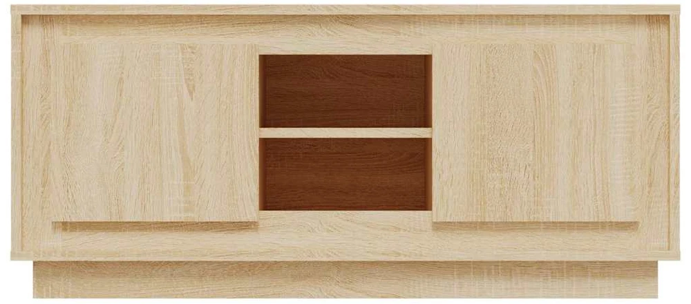 TV staliukas Televizoriaus spintelė, ąžuolo, 102x35x45cm, apdirbta mediena