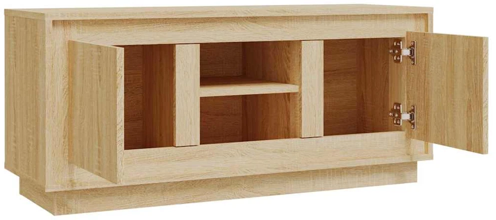 TV staliukas Televizoriaus spintelė, ąžuolo, 102x35x45cm, apdirbta mediena
