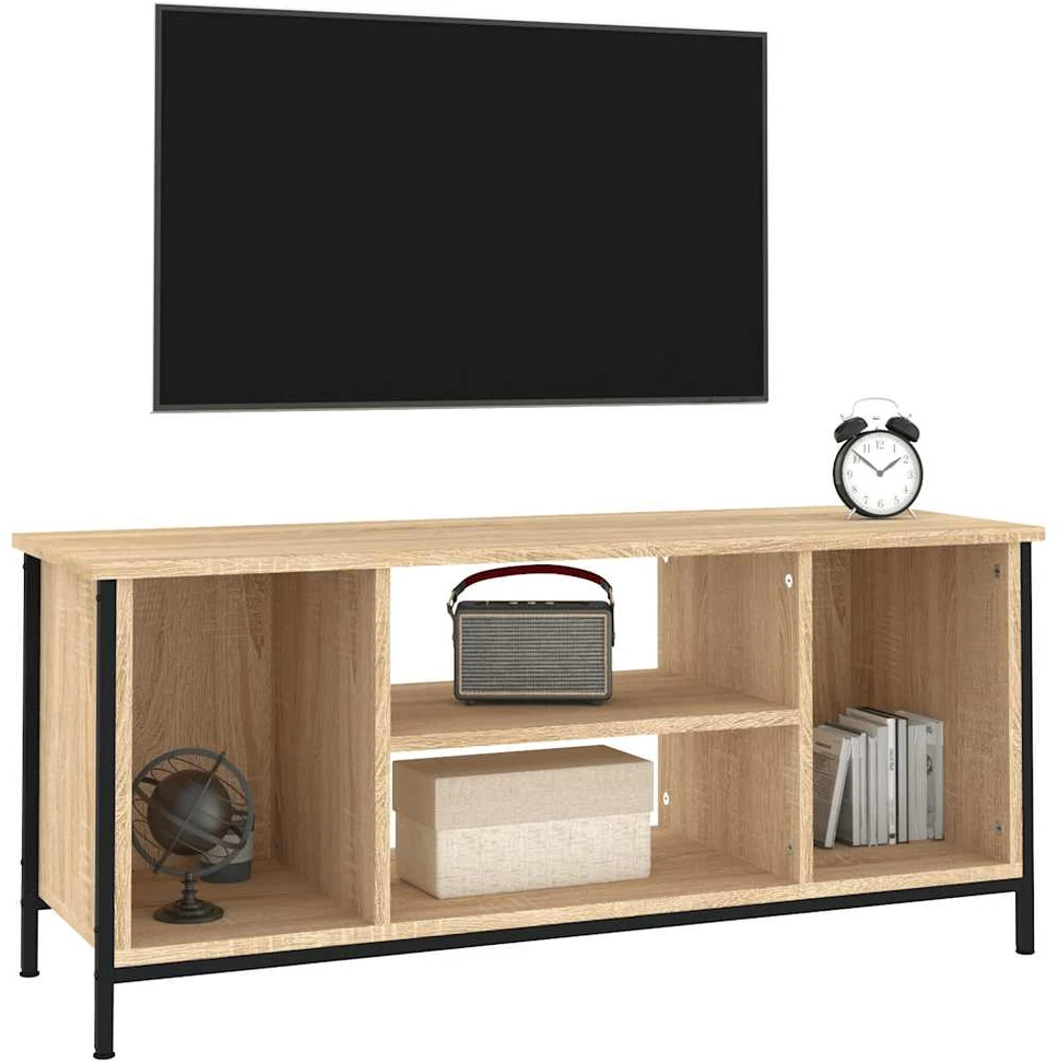 TV staliukas Televizoriaus spintelė, ąžuolo, 102x35x45cm, apdirbta mediena