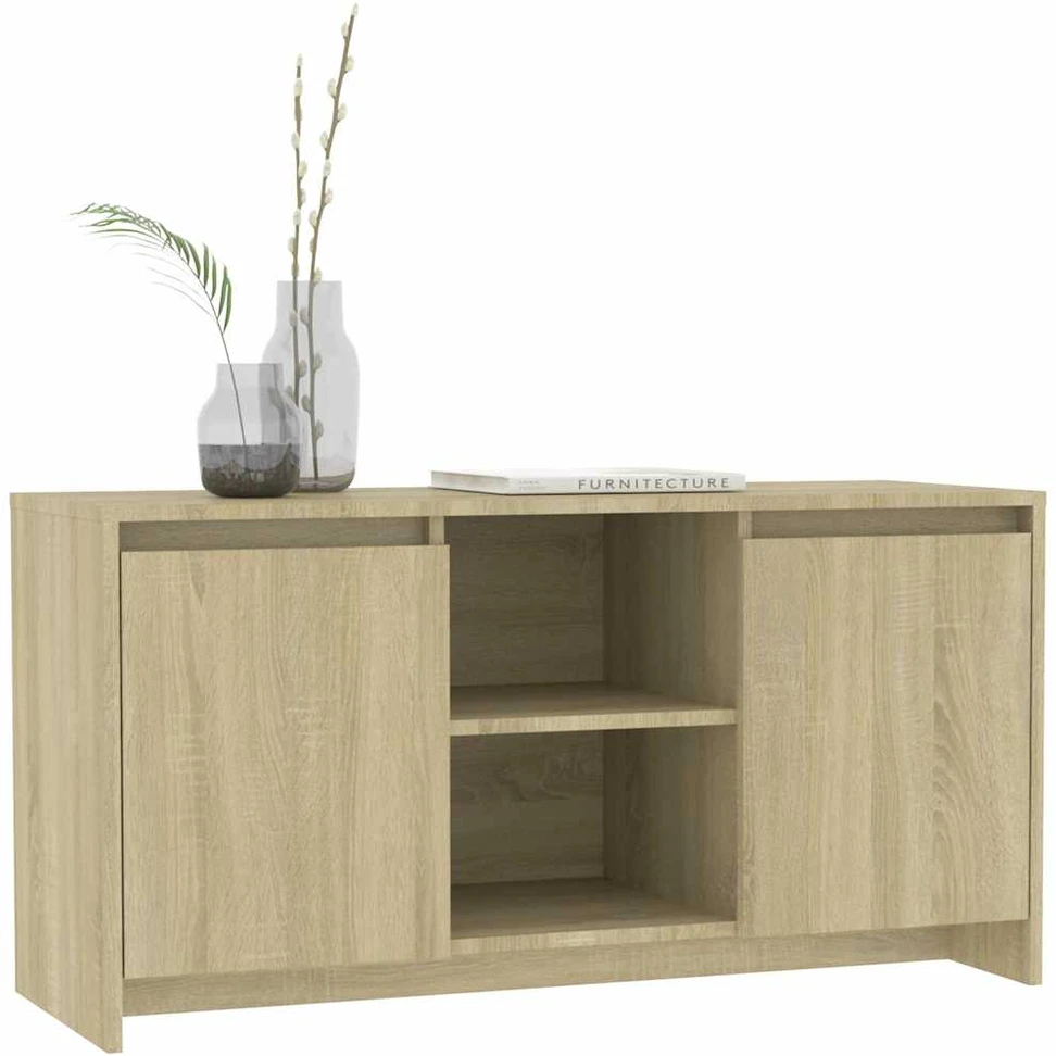 TV staliukas Televizoriaus spintelė, ąžuolo, 102x37,5x52,5cm, mediena