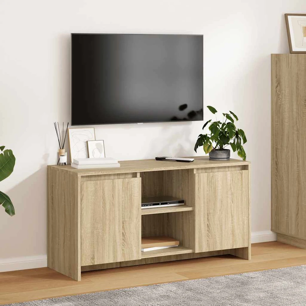 TV staliukas Televizoriaus spintelė, ąžuolo, 102x37,5x52,5cm, mediena