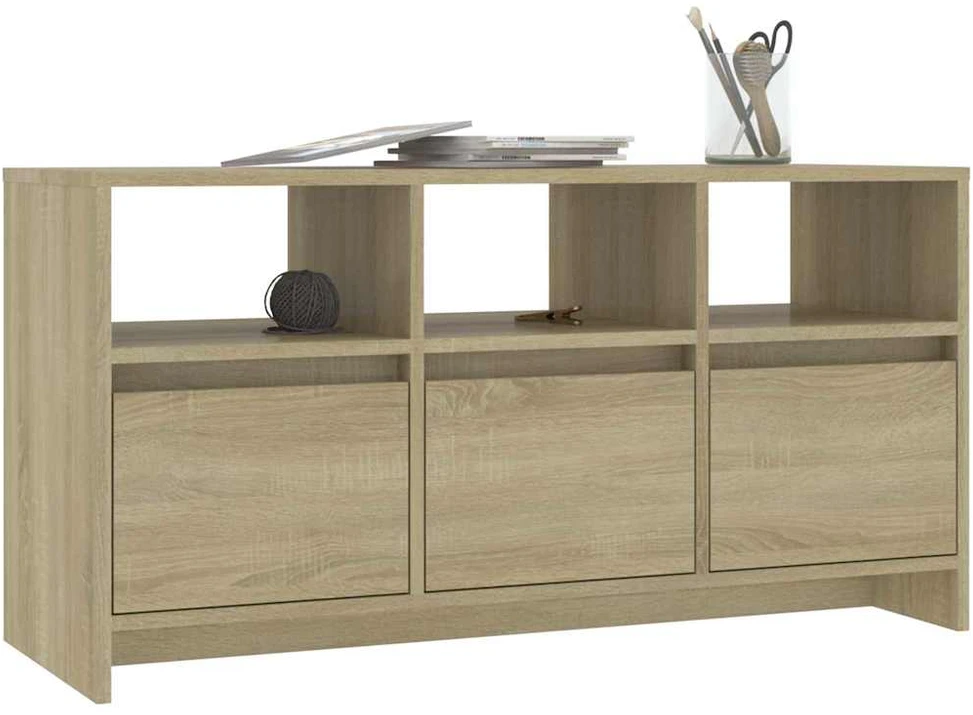 TV staliukas Televizoriaus spintelė, ąžuolo, 102x37,5x52,5cm, mediena