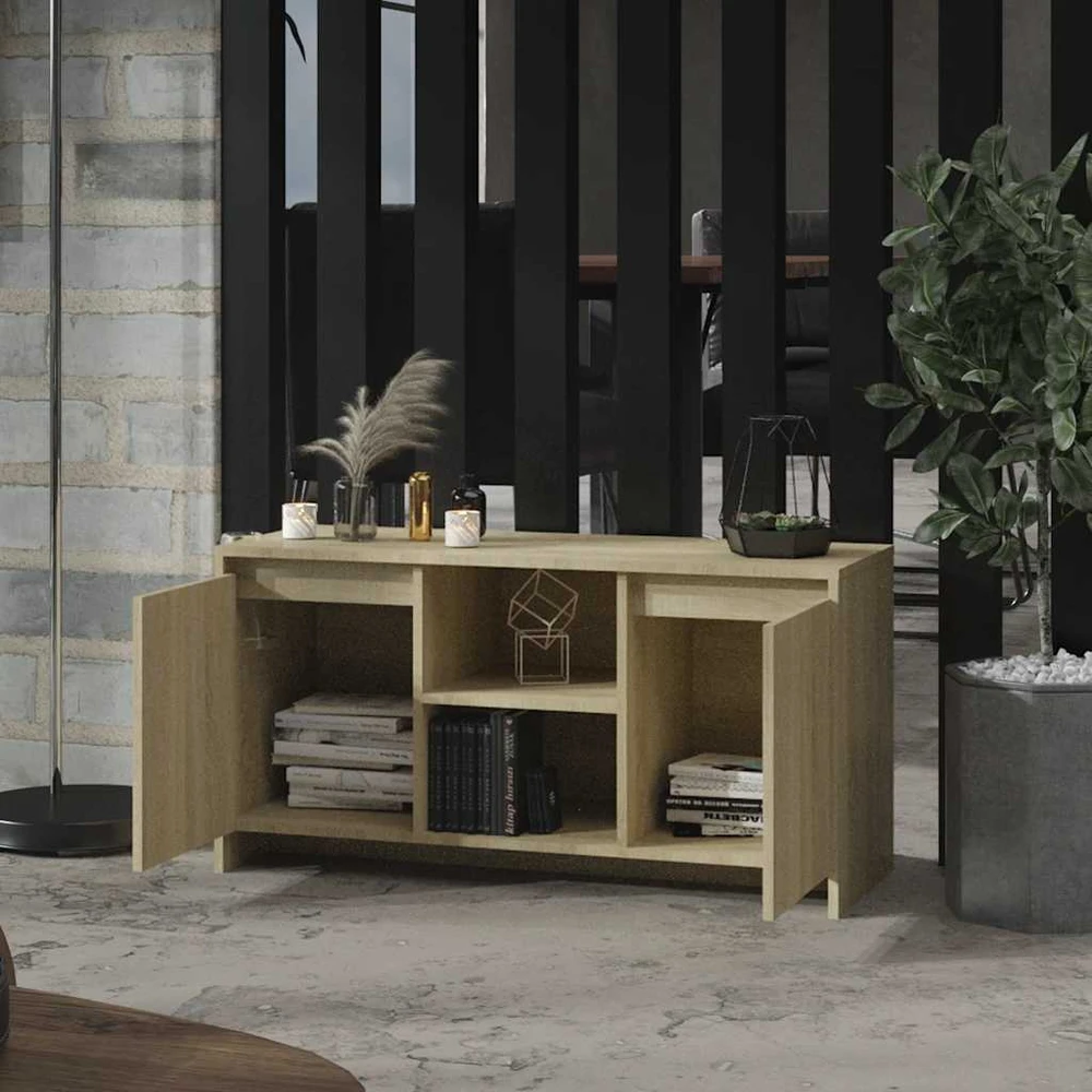 TV staliukas Televizoriaus spintelė, ąžuolo, 102x37,5x52,5cm, mediena