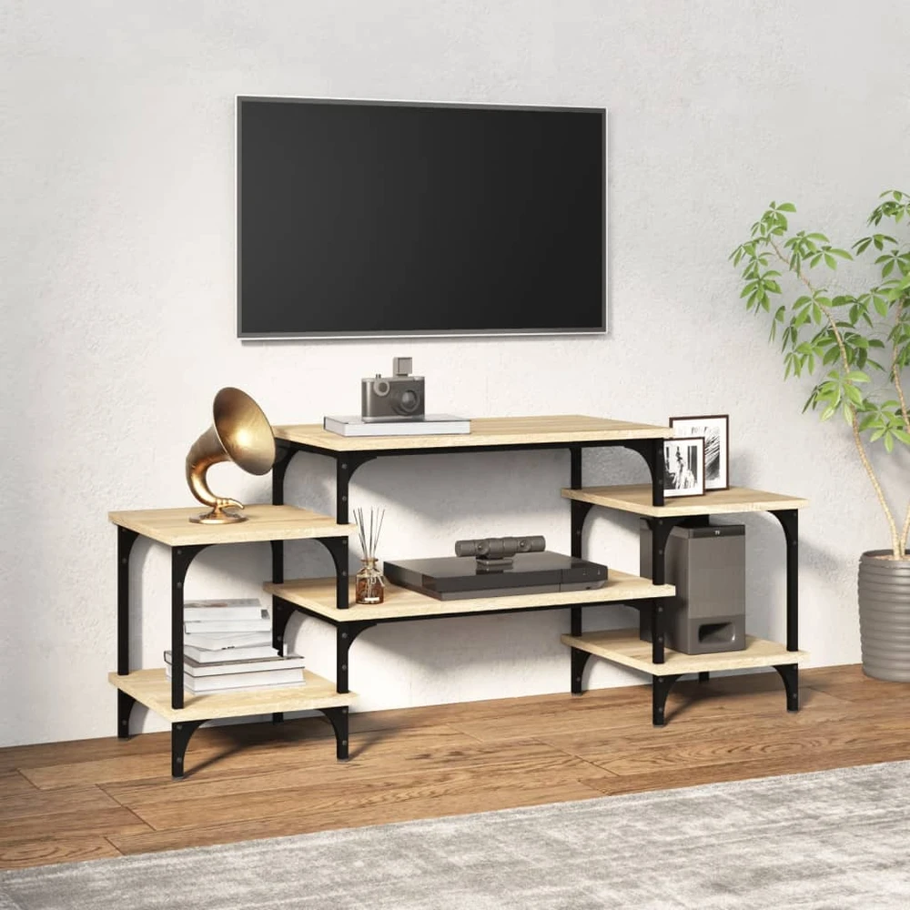 TV staliukas Televizoriaus spintelė, ąžuolo, 117x35x52cm, apdirbta mediena