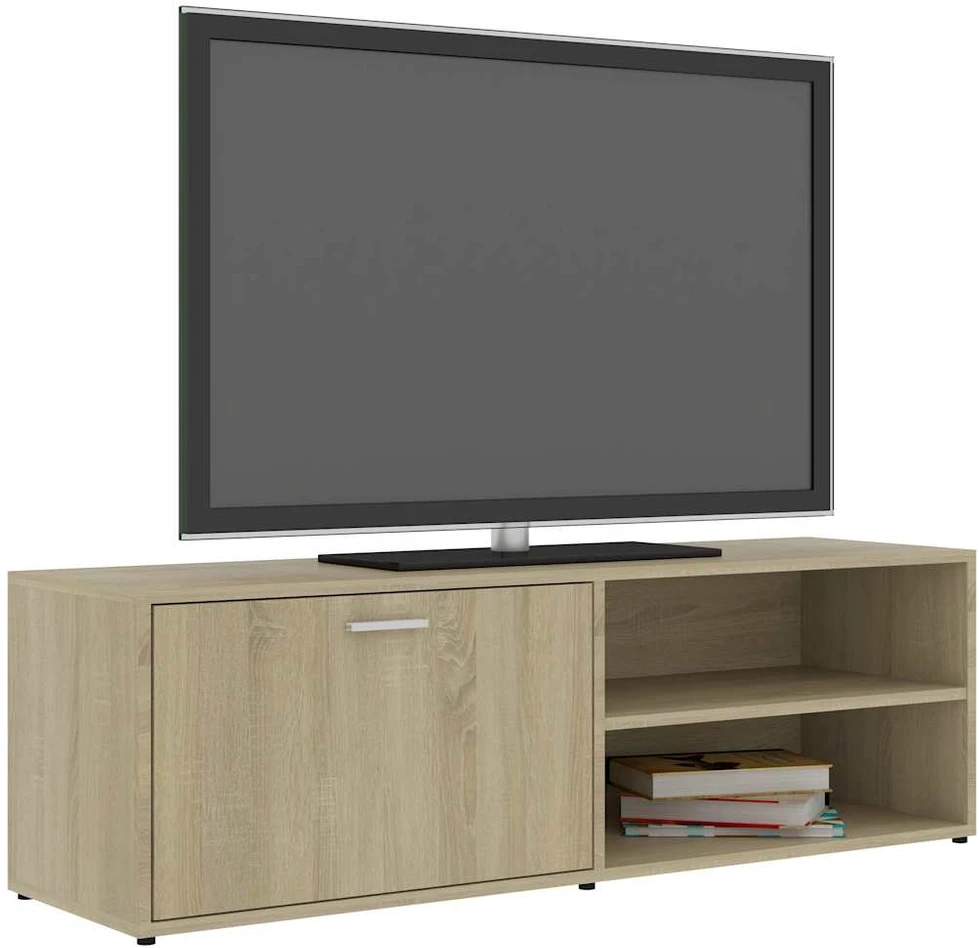 TV staliukas Televizoriaus spintelė, ąžuolo, 120x34x37cm, apdirbta mediena
