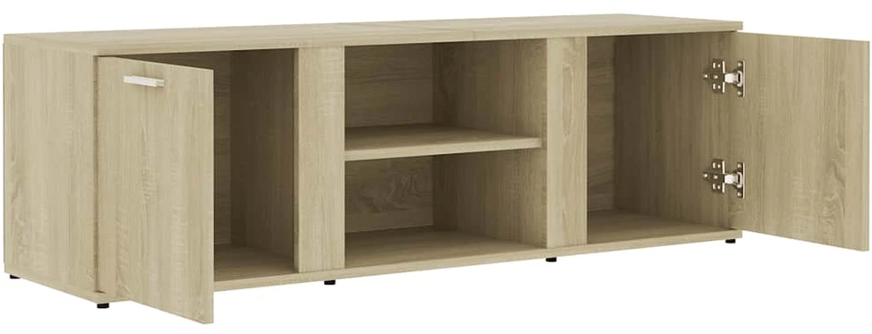 TV staliukas Televizoriaus spintelė, ąžuolo, 120x34x37cm, apdirbta mediena