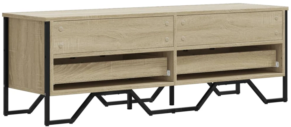 TV staliukas Televizoriaus spintelė, ąžuolo, 122x34x41cm, apdirbta mediena