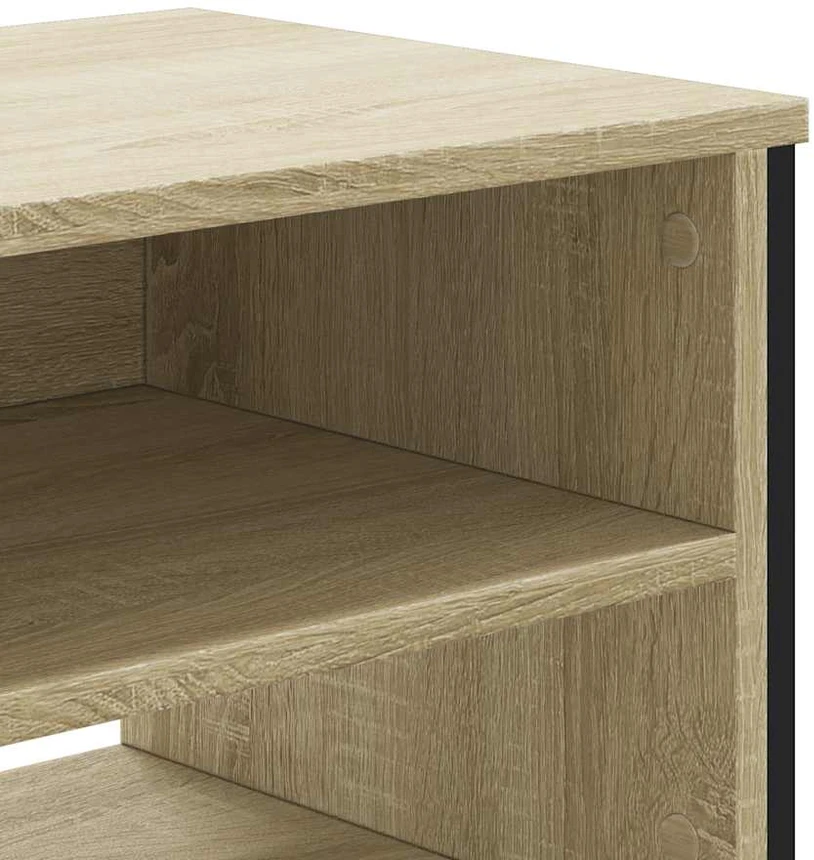 TV staliukas Televizoriaus spintelė, ąžuolo, 122x34x41cm, apdirbta mediena