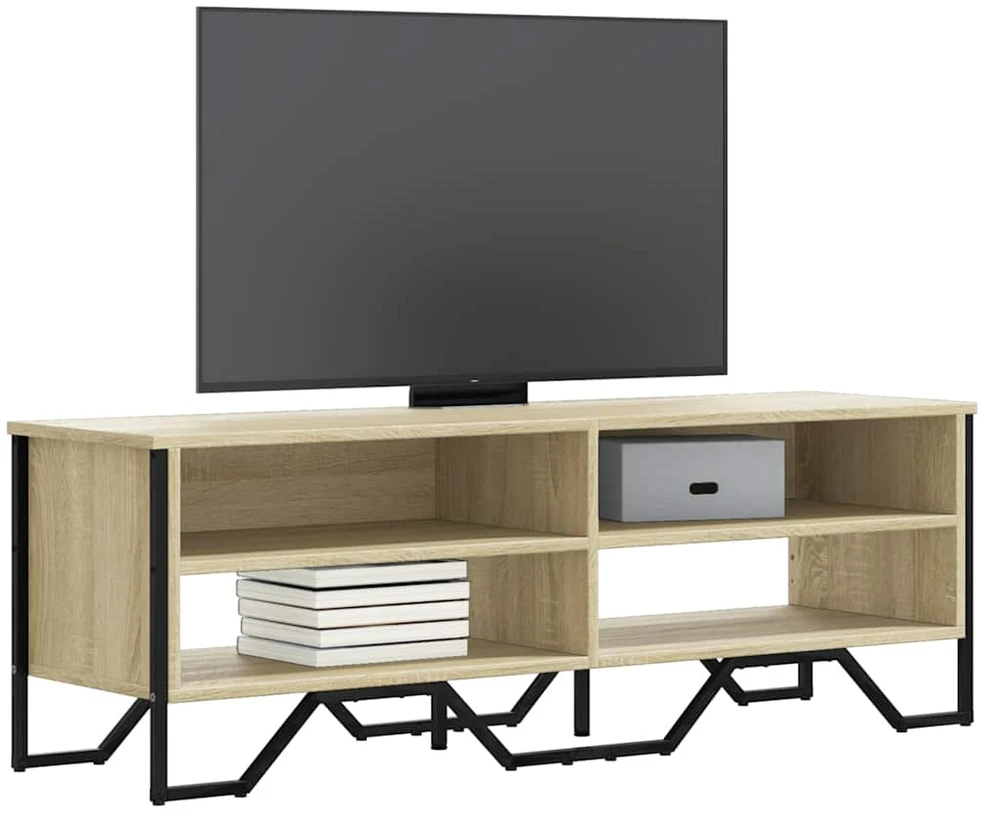 TV staliukas Televizoriaus spintelė, ąžuolo, 122x34x41cm, apdirbta mediena