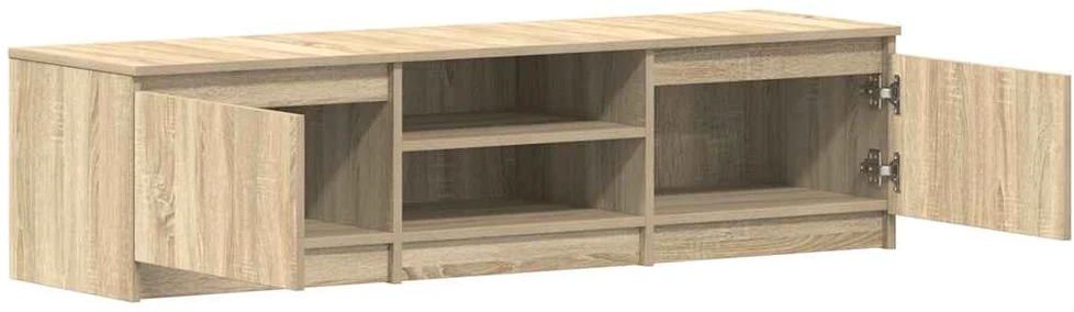 TV staliukas Televizoriaus spintelė, ąžuolo, 140x40x35,5cm, apdirbta mediena