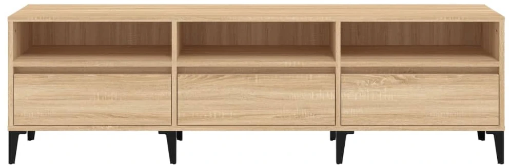 TV staliukas Televizoriaus spintelė, ąžuolo, 150x30x44,5cm, apdirbta mediena