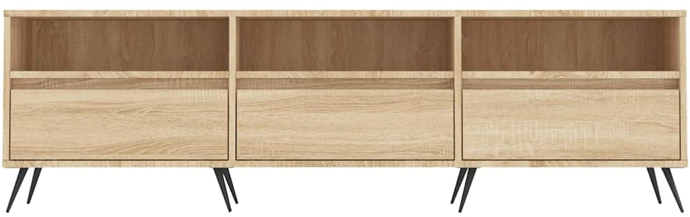 TV staliukas Televizoriaus spintelė, ąžuolo, 150x30x44,5cm, apdirbta mediena