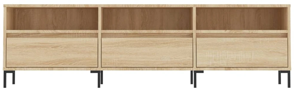 TV staliukas Televizoriaus spintelė, ąžuolo, 150x30x44,5cm, apdirbta mediena