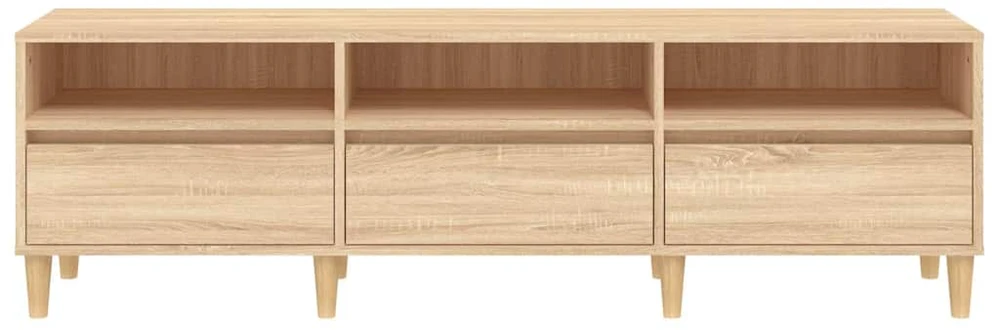 TV staliukas Televizoriaus spintelė, ąžuolo, 150x30x44,5cm, apdirbta mediena