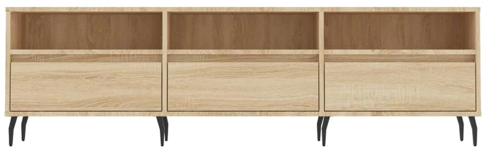 TV staliukas Televizoriaus spintelė, ąžuolo, 150x30x44,5cm, apdirbta mediena