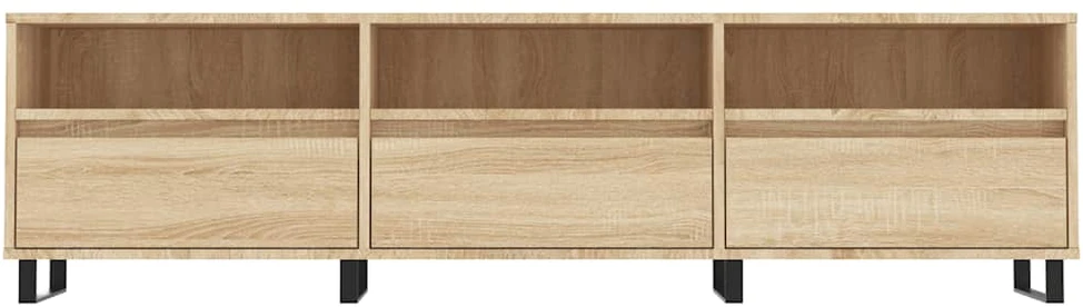 TV staliukas Televizoriaus spintelė, ąžuolo, 150x30x44,5cm, apdirbta mediena