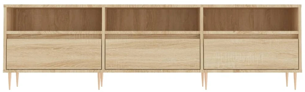 TV staliukas Televizoriaus spintelė, ąžuolo, 150x30x44,5cm, apdirbta mediena