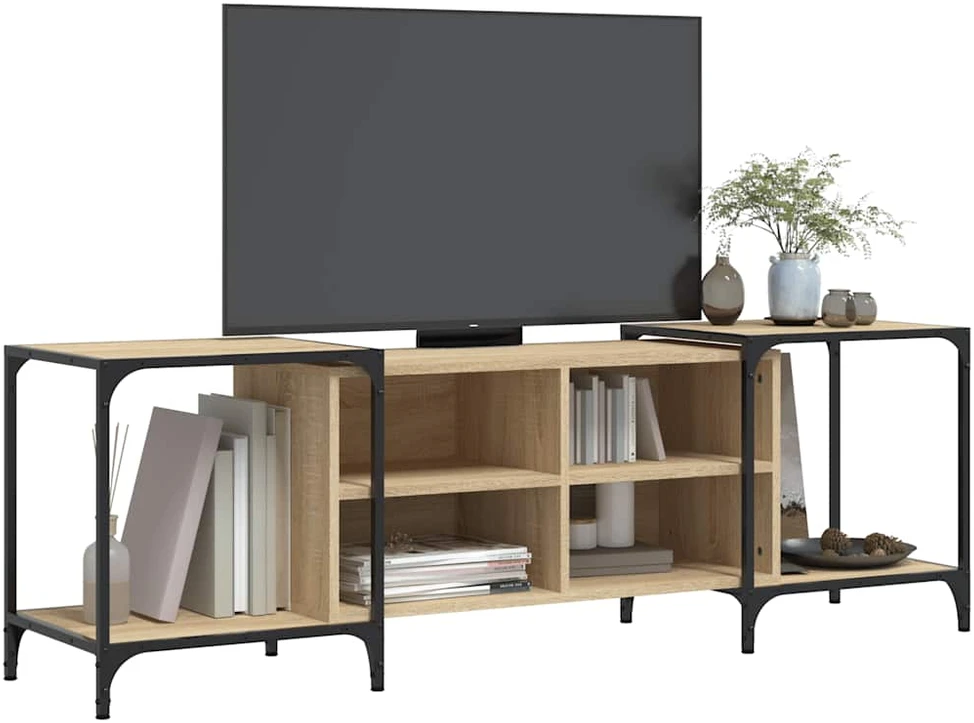 TV staliukas Televizoriaus spintelė, ąžuolo, 153x37x50cm, apdirbta mediena
