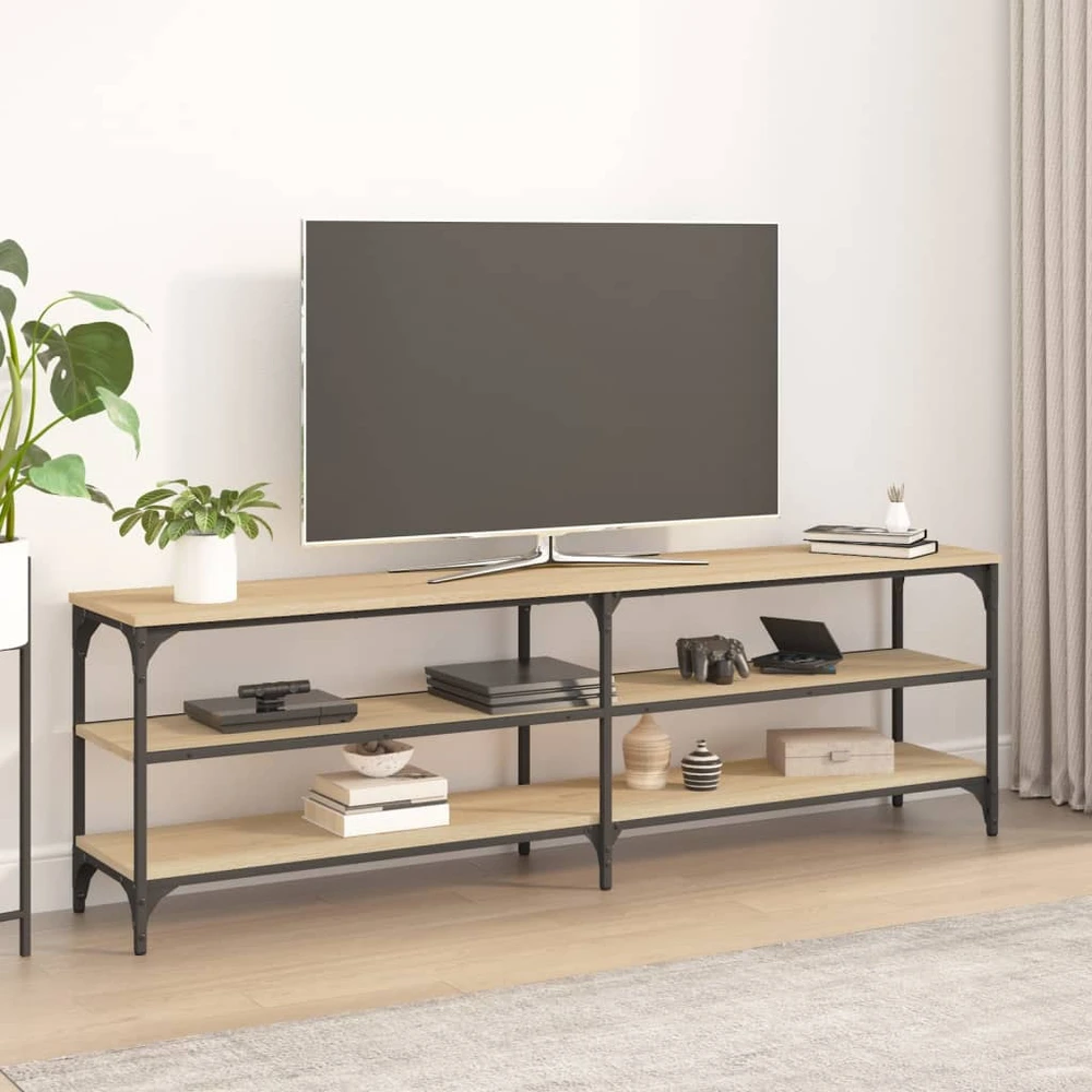 TV staliukas Televizoriaus spintelė, ąžuolo, 160x30x50cm, apdirbta mediena