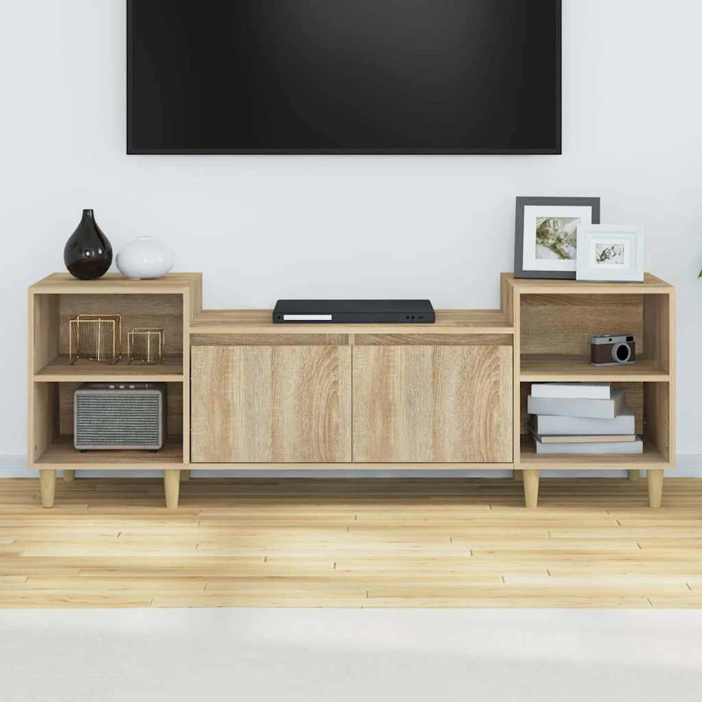 TV staliukas Televizoriaus spintelė, ąžuolo, 160x35x55cm, apdirbta mediena