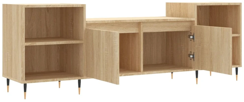 TV staliukas Televizoriaus spintelė, ąžuolo, 160x35x55cm, apdirbta mediena