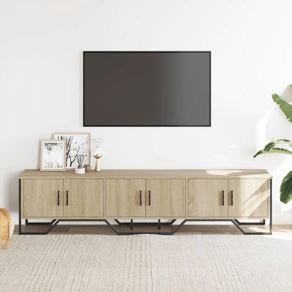 TV staliukas Televizoriaus spintelė, ąžuolo, 180x34x41cm, apdirbta mediena