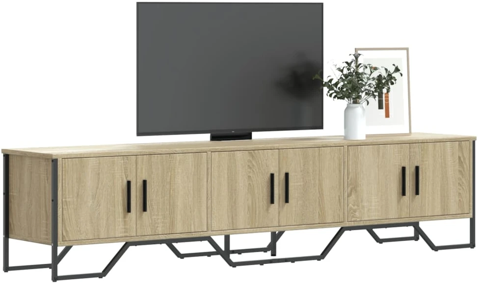 TV staliukas Televizoriaus spintelė, ąžuolo, 180x34x41cm, apdirbta mediena