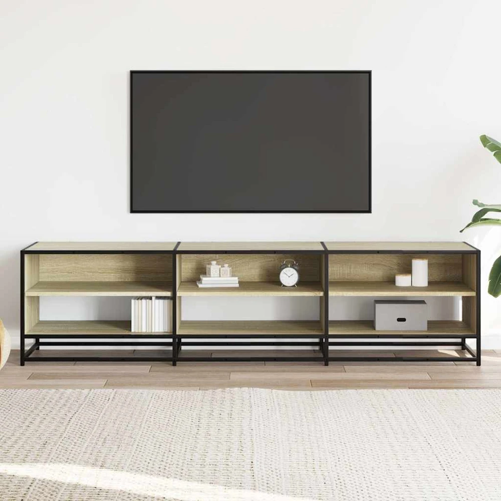 TV staliukas Televizoriaus spintelė, ąžuolo, 180x40x46cm, apdirbta mediena