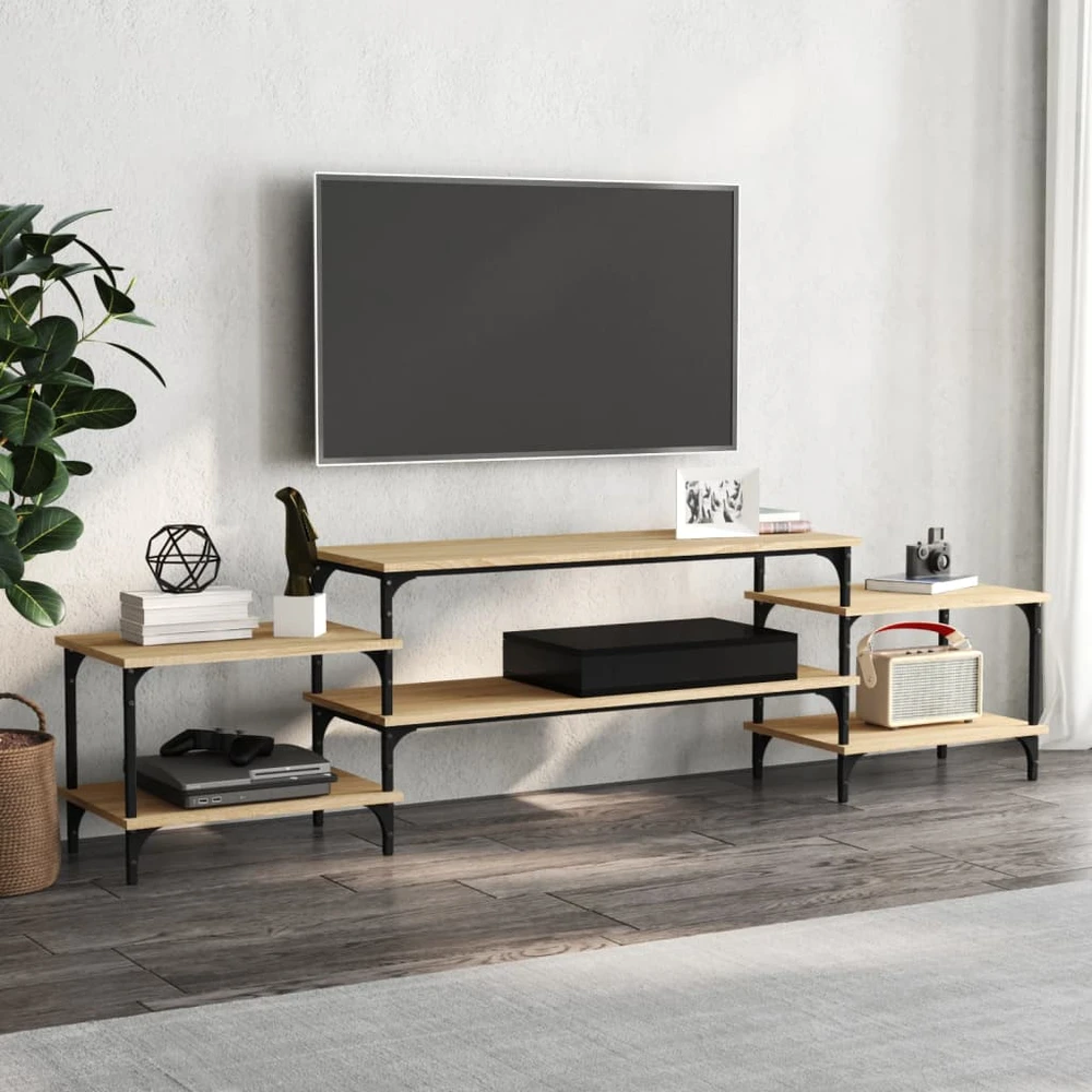 TV staliukas Televizoriaus spintelė, ąžuolo, 197x35x52cm, apdirbta mediena