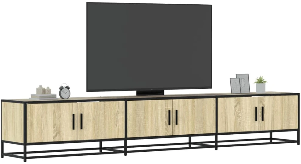 TV staliukas Televizoriaus spintelė, ąžuolo, 240x35x41cm, apdirbta mediena