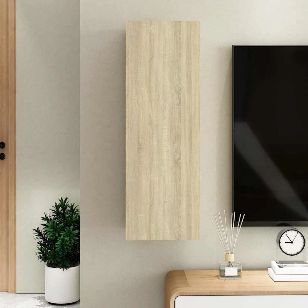 TV staliukas Televizoriaus spintelė, ąžuolo, 30,5x30x90cm, apdirbta mediena